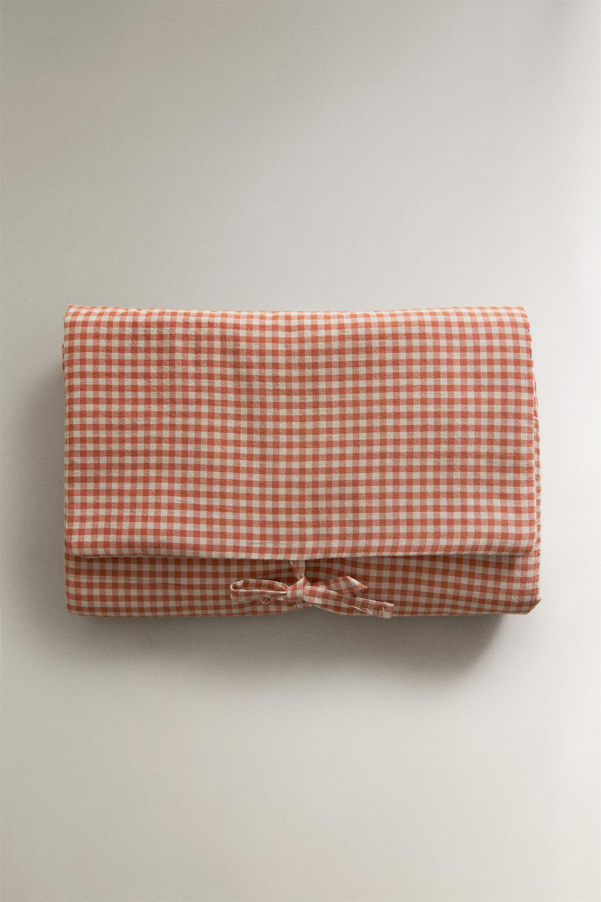 MATELAS À LANGER BÉBÉ COTON VICHY